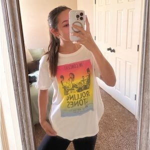 american eagle rolling stones tee
